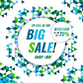 Abstact sale background vector