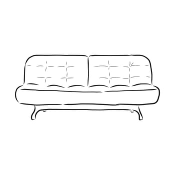 sofa vector sketch