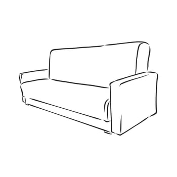 sofa vector sketch