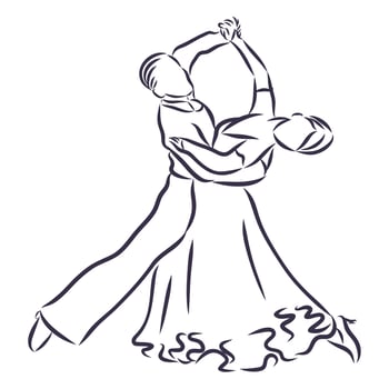 waltz vector sketch