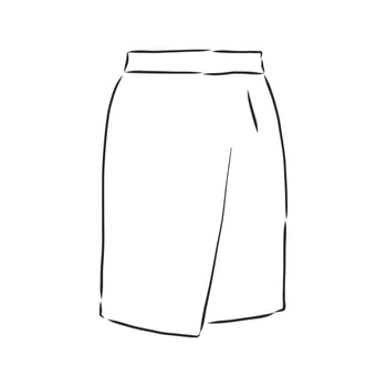 skirt vector sketch
