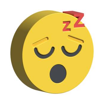 isolated 3d render Emoticon illustration for chat, design, infographic, message etc png