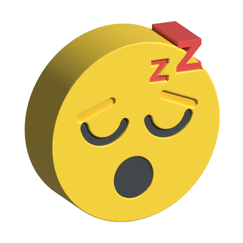 isolated 3d render Emoticon illustration for chat, design, infographic, message etc png