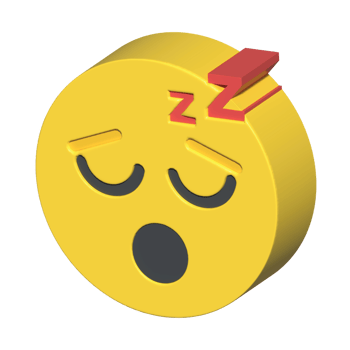 isolated 3d render Emoticon illustration for chat, design, infographic, message etc png