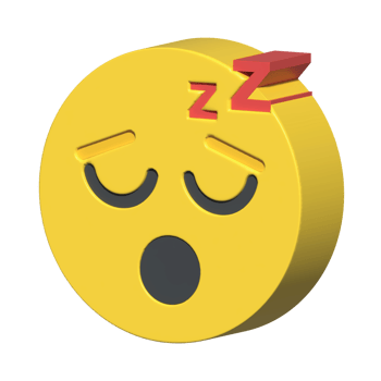 isolated 3d render Emoticon illustration for chat, design, infographic, message etc png