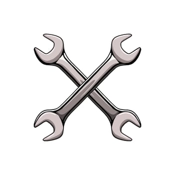 wrench vector illustration from tools collection. wrench from labor day celebration. fit for construction or repair symbol. wrench design isolated on white background.