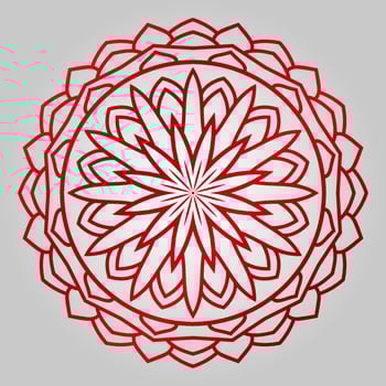 Decorative mandala designs for coloring book vector
