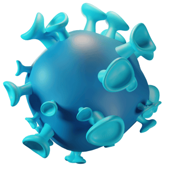3D Icon Illustration, Healthcare, virus, For web, app, infographic png