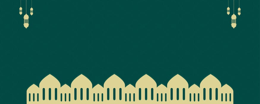 Muslim festival eid mubarak background vector