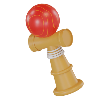 3D Illustration object icon japanese toys png