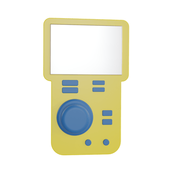 3D Illustration object icon analyzer png