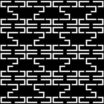 black white asian floral ethnic geometric vector
