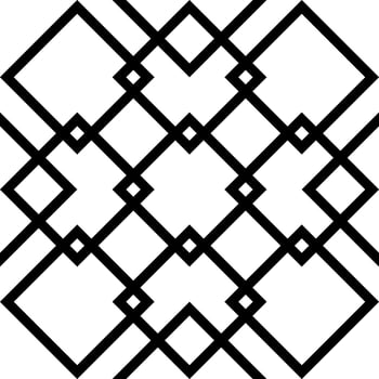 black white asian floral ethnic geometric vector