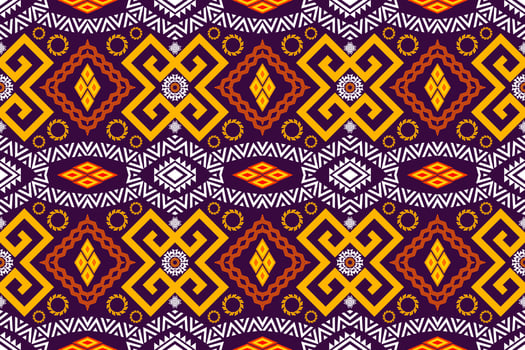 Geometric ethnic oriental traditional pattern.Figure tribal embroidery style.Design for background,wallpaper,clothing,wrapping,fabric,vector illustration vector