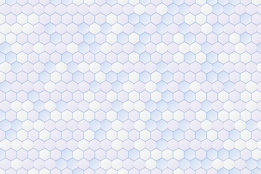 Abstract pink and purple blue holographic gradient hexagon background. Technology geometric illustration vector