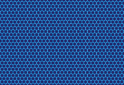Abstract background of blue cells vector