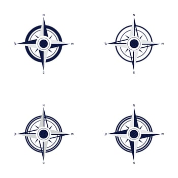 Compass Logo Template vector icon illustration design
