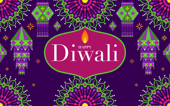 Happy Diwali, Deepavali or Dipavali the festival vector