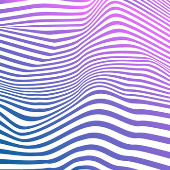 Abstract modern line background purple cyan color gradient style vector