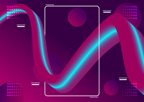 abstract Fluid liquid purple tone gradient background wallpaper vector illustration
