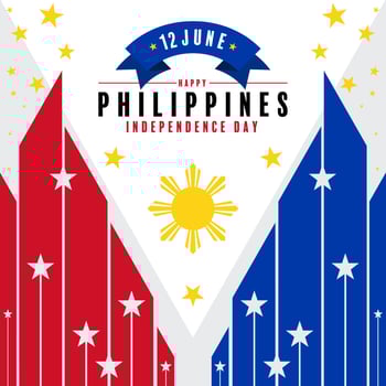 Philippines independence day vector