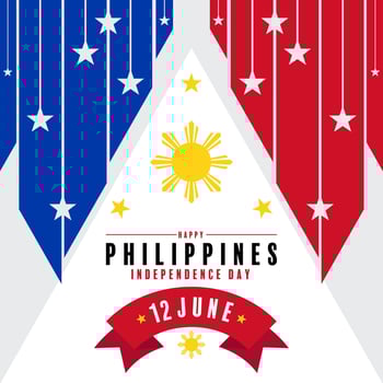 Philippines independence day vector