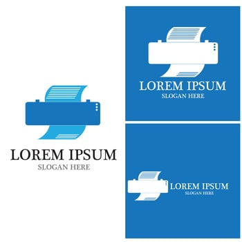 Document logo vector template illustration