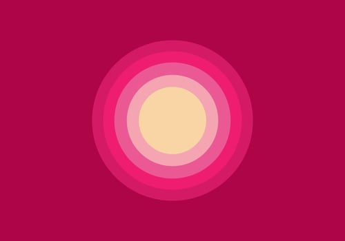 Pink spectrum gradient color vector