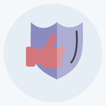 Icon Reliable. suitable for Feedback symbol. Flat Style. simple design editable. design template vector. simple symbol illustration vector