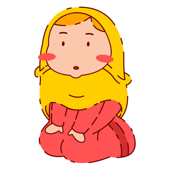 Cute Girl Wearing Hijab and Sitting Down png