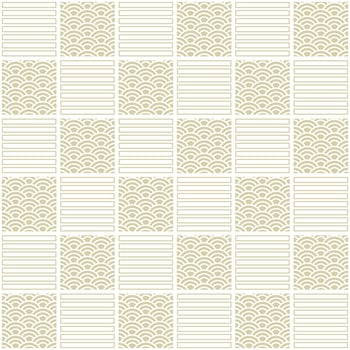 Light green Japanese style wave pattern seamless background vector