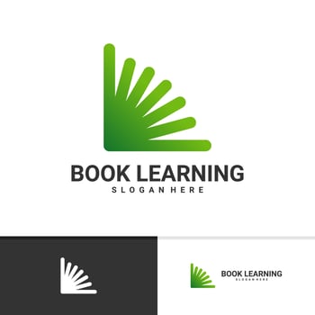 Learning Book logo vector template, Creative Book logo design concepts