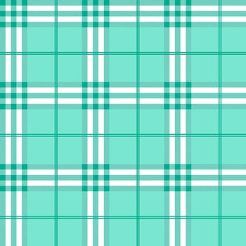 Seamless background with blue-green scotch background. vector