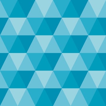 blue hexagon dimensional seamless background vector
