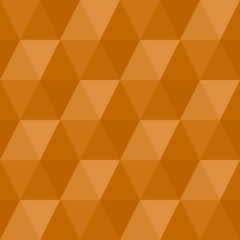 brown hexagon dimensional seamless background vector