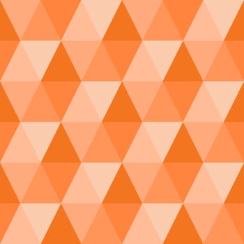 orange dimensional hexagon seamless background vector