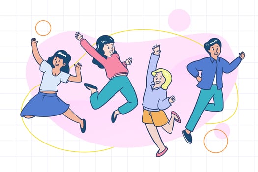International Youth Day Concept vector