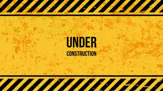 Abstract under construction background with black and yellow stripes vector ilustration eps 10