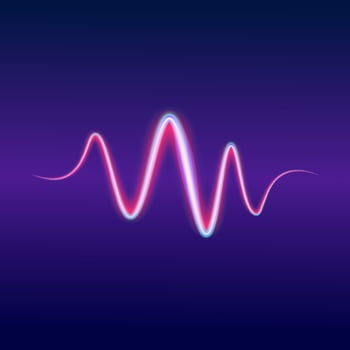 Light Audio Spectrum, Wave Line Music, Sound Equalizer Vector