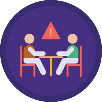 discuss error Isolated Vector icon which can easily modify or edit