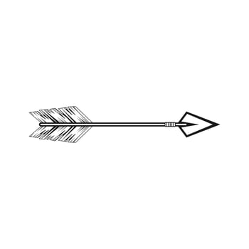 tribal arrow graphic design vector