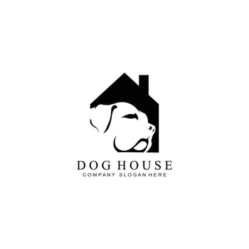 dog logo icon vector, loyal and cute animal, inspiration, template vector