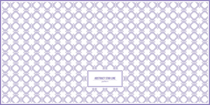 abstract star line pattern with pastel purple vector