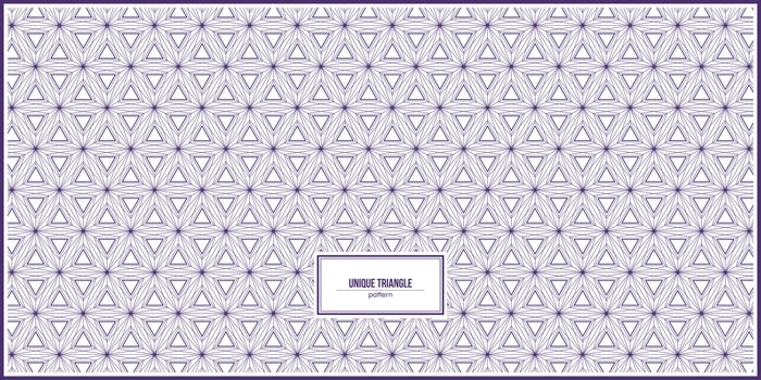 unique pattern of dark purple triangle line vector