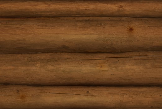 Realistic Wooden Logs. Vector wooden texture.
