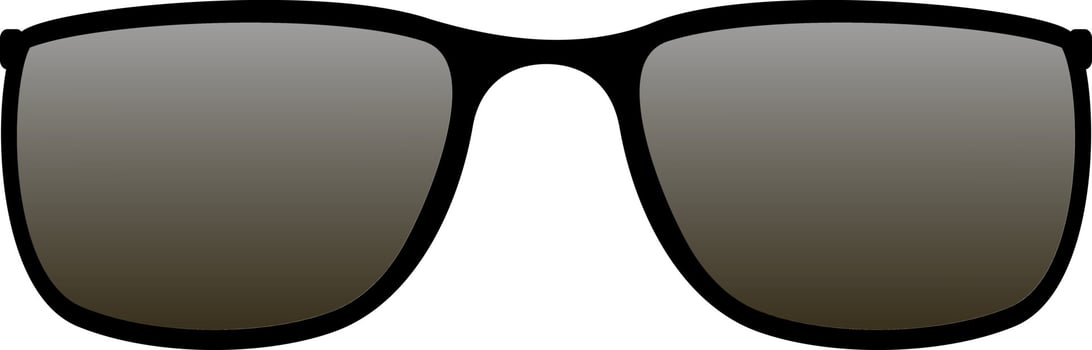 colorful sunglass of different forms and color. Summer sun protection icon vector