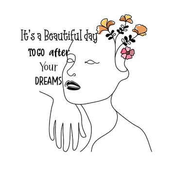 Abstract women's quotes and inspiration, doodle style design for t-shirt designs, cards, digital prints, women's day, gifts, canvas prints, bags and more. vector