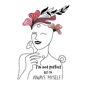 Abstract women's quotes and inspiration, doodle style design for t-shirt designs, cards, digital prints, women's day, gifts, canvas prints, bags and more. vector