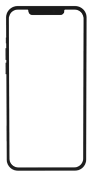 Mobile Phone Template Mockup. 3D illustration. png