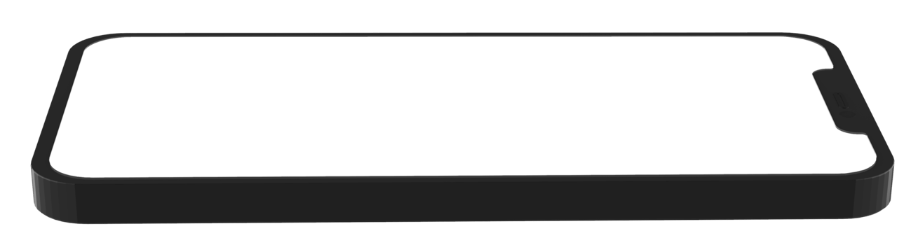 Mobile Phone Template Mockup. 3D illustration. png